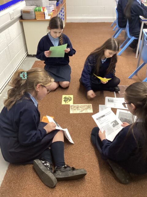 6MR used primary and secondary sources to learn about the slave trade.